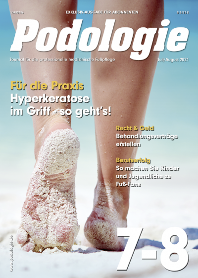 Podologie, Ausgabe 2021/7-8